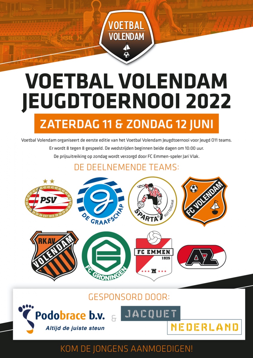 Voetbal Volendam Jeugdtoernooi