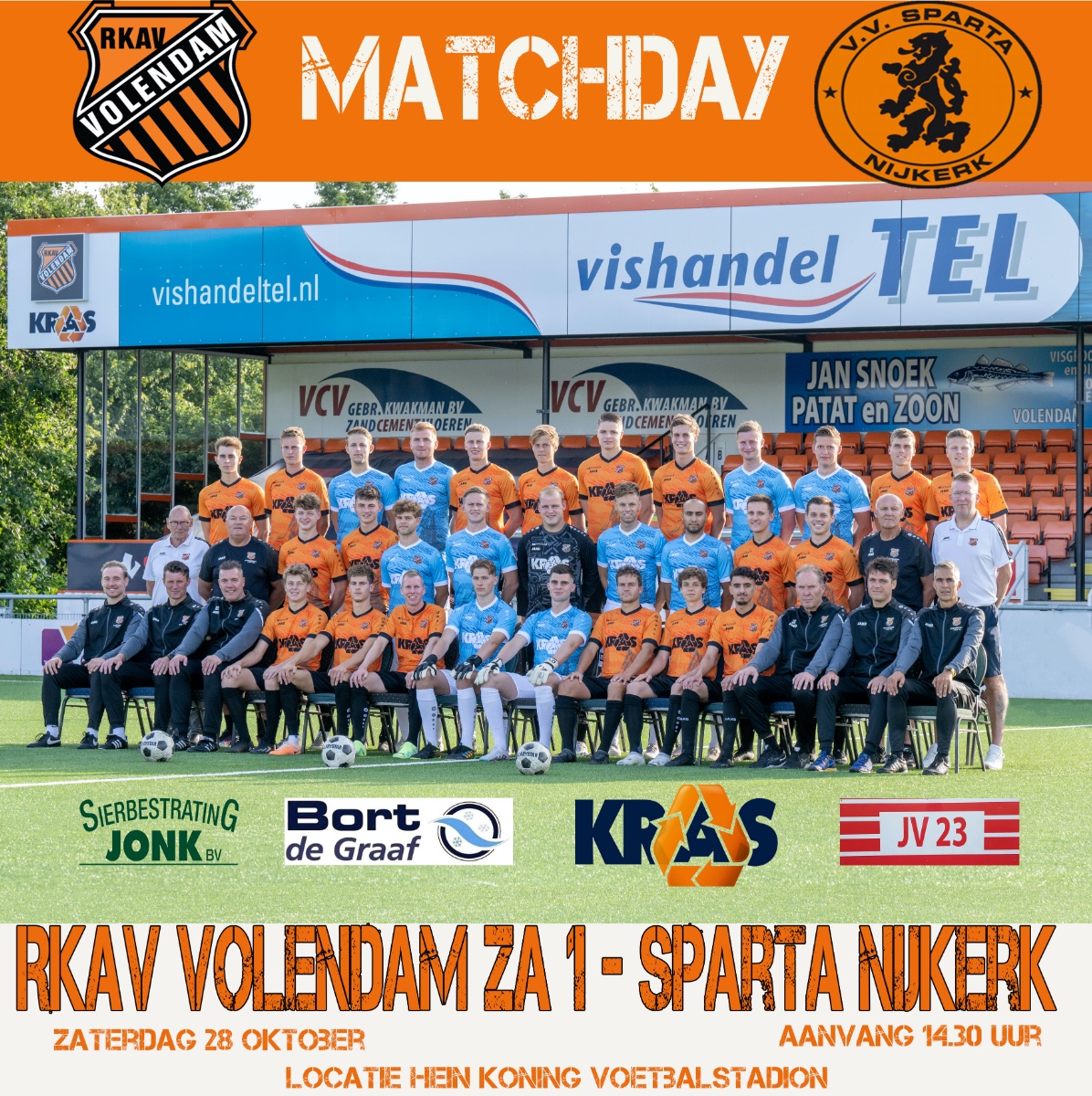 Rkav Volendam - Sparta Nijkerk