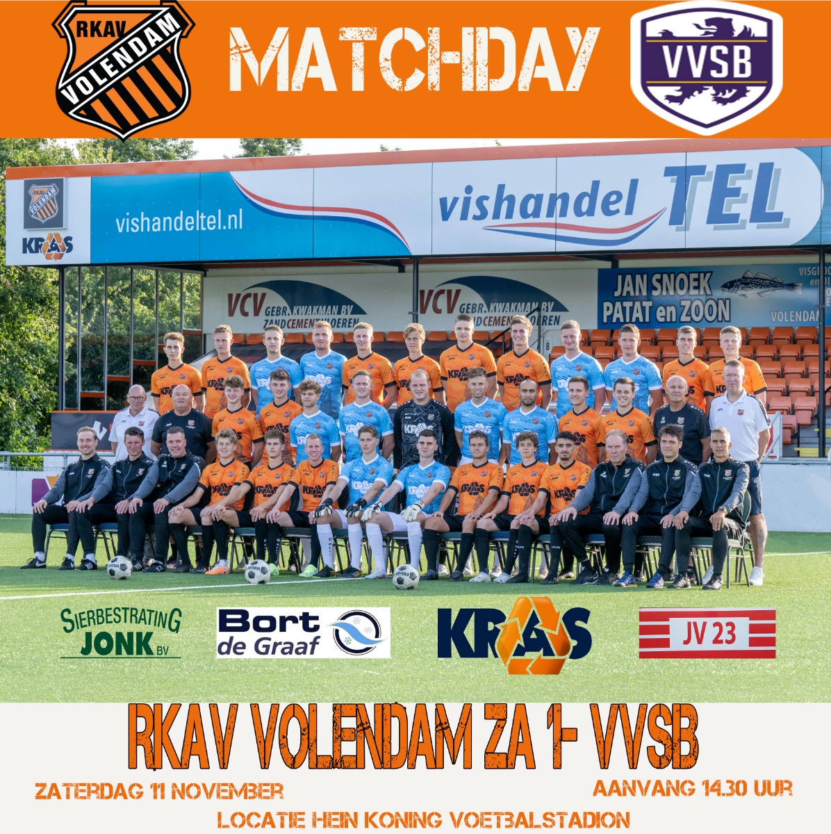 Rkav Volendam- VVSB