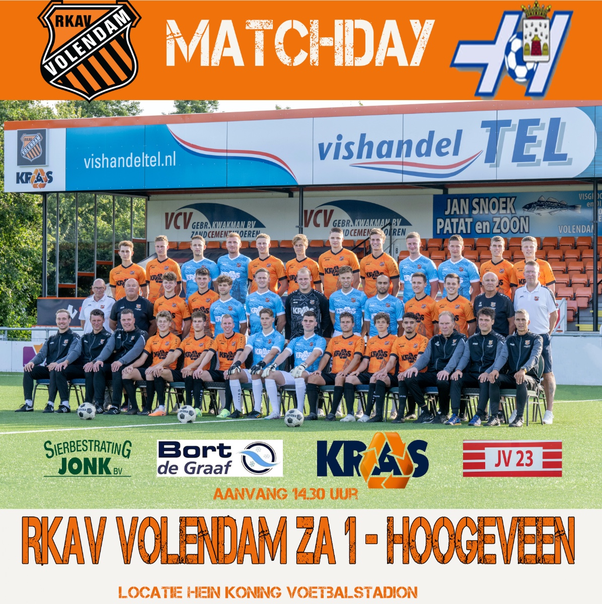 Rkav Volendam - Hoogeveen
