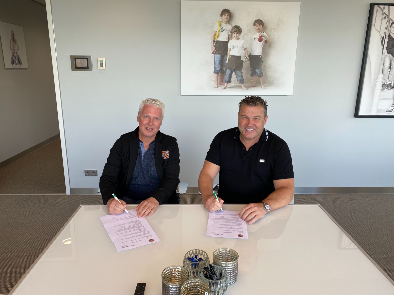 ETB Sombroek verlengt het contract met de RKAV Volendam