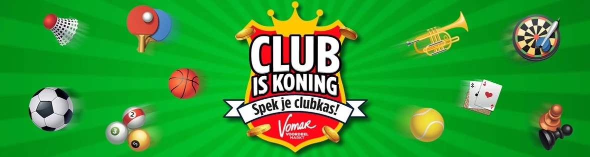 Spaar mee voor de RKAV met de Vomar “Club is Koning Spaaractie”